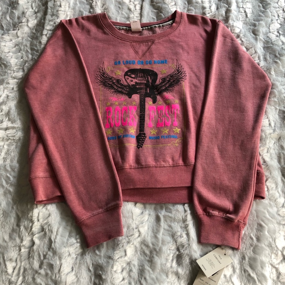 Relaxx Cropped Sweatshirt size M